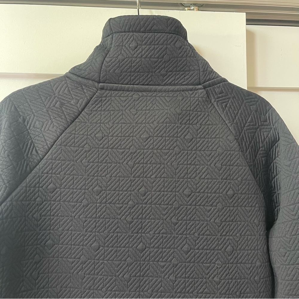 Athleta Elevation Quilted Pullover Black Turtlene… - image 4